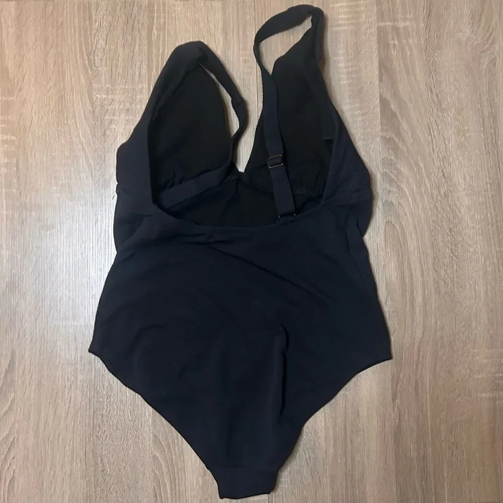 PEZ D'OR Beatrix One Piece Maternity Swimsuit in Black Size Large